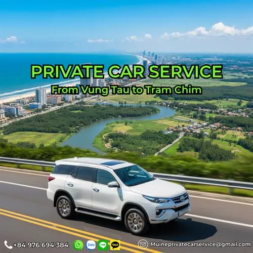Vung Tau to Tram Chim Private Car