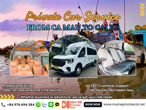 Ca Mau to Cai Be Private Car Transfer