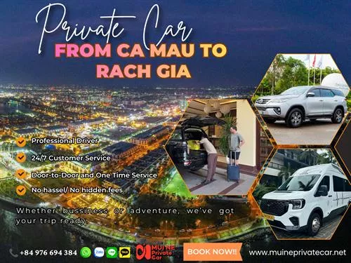 Ca Mau to Rach Gia Private Car Transfer