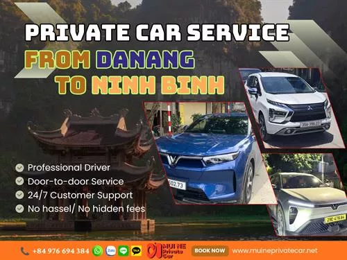 Danang to Ninh Binh Private Car Transfer