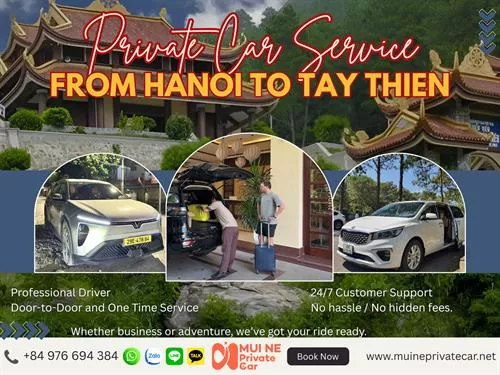Hanoi to Tay Thien by Private Car