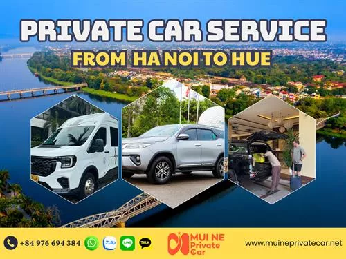 Ha Noi to Hue By Private Car Transfer