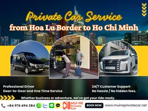 Hoa Lu International Border to Ho Chi Minh City Private Car
