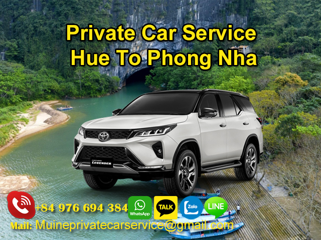 Private car Hue to Phong Nha