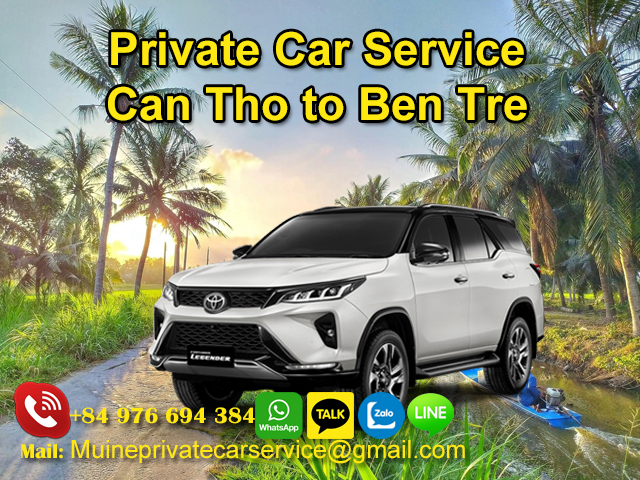 Private car Can Tho to Ben Tre CT01 Expressway