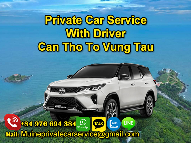 Private car Can Tho to Vung Tau CT01 Expressway