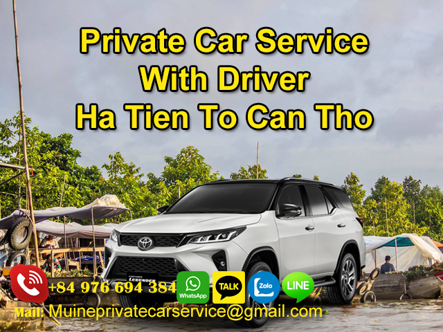 Private car Ha Tien to Can Tho via QL80