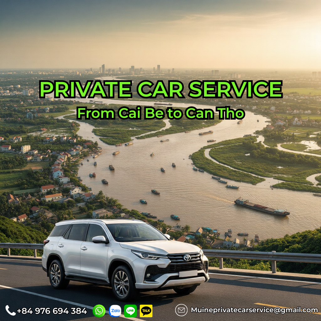 Private car Cai Be to Can Tho