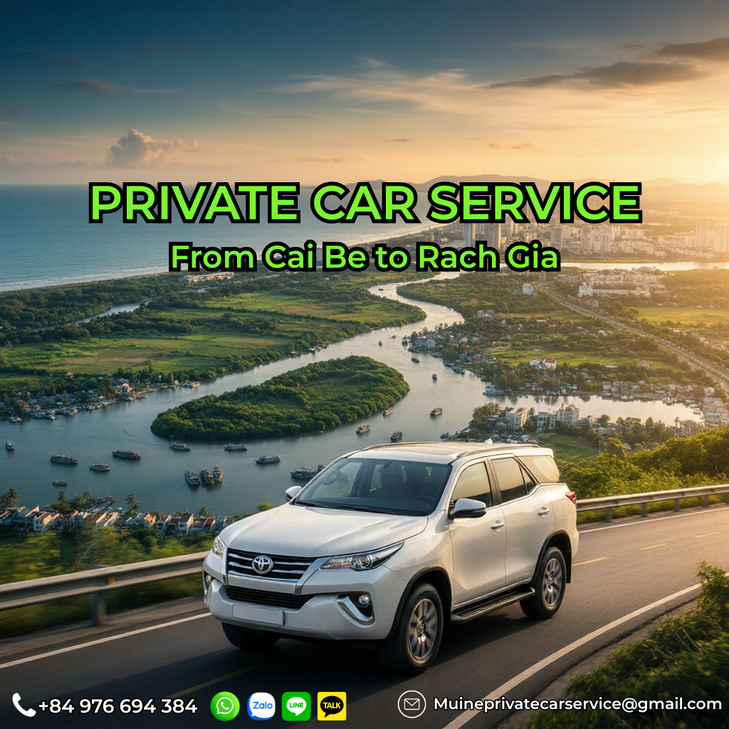 Private car Cai Be to Rach Gia