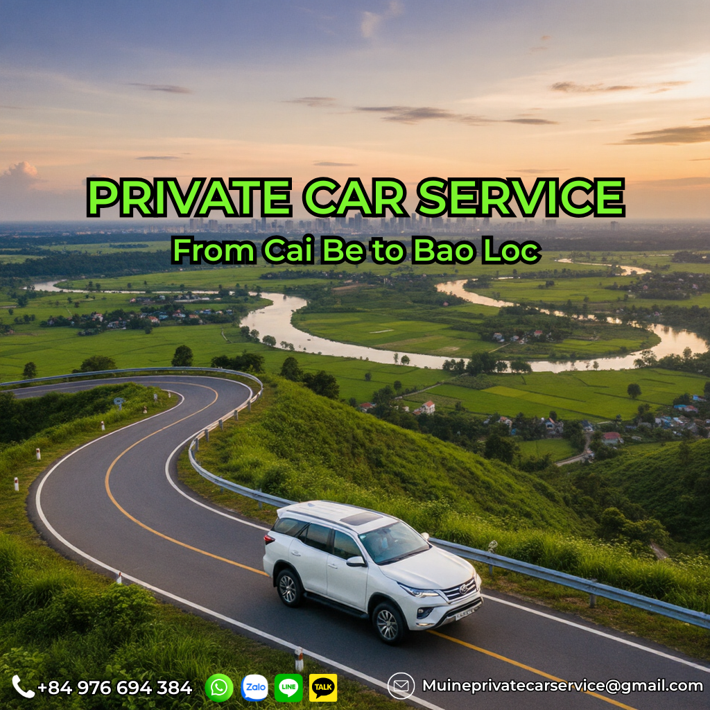Private car Cai Be to Bao Loc
