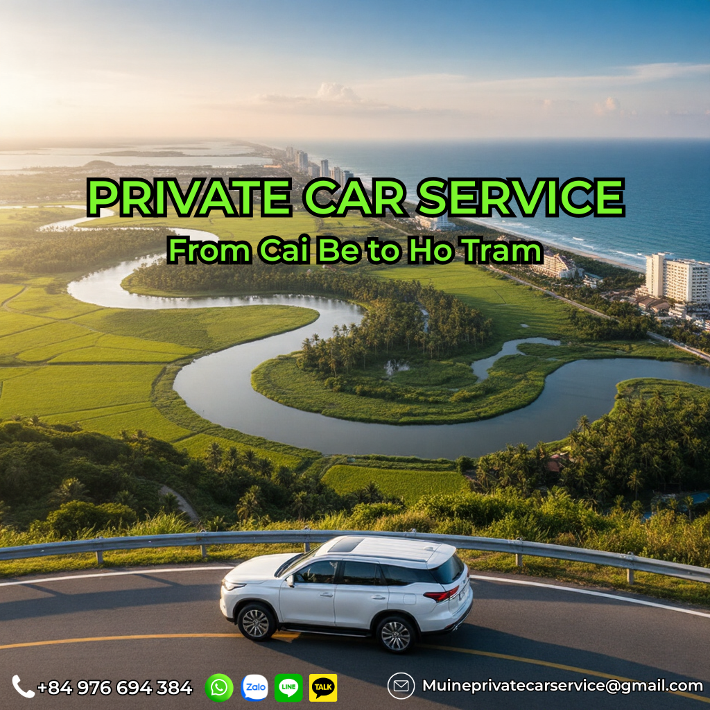 Private car Cai Be to Ho Tram