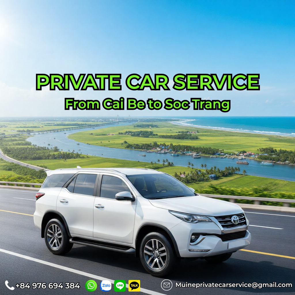Private car Cai Be to Soc Trang