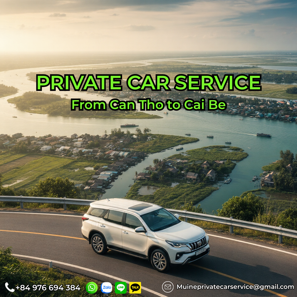 Private car Can Tho to Cai Be