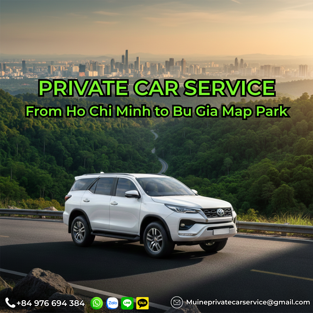 Private car Ho Chi Minh to Bu Gia Map National Park