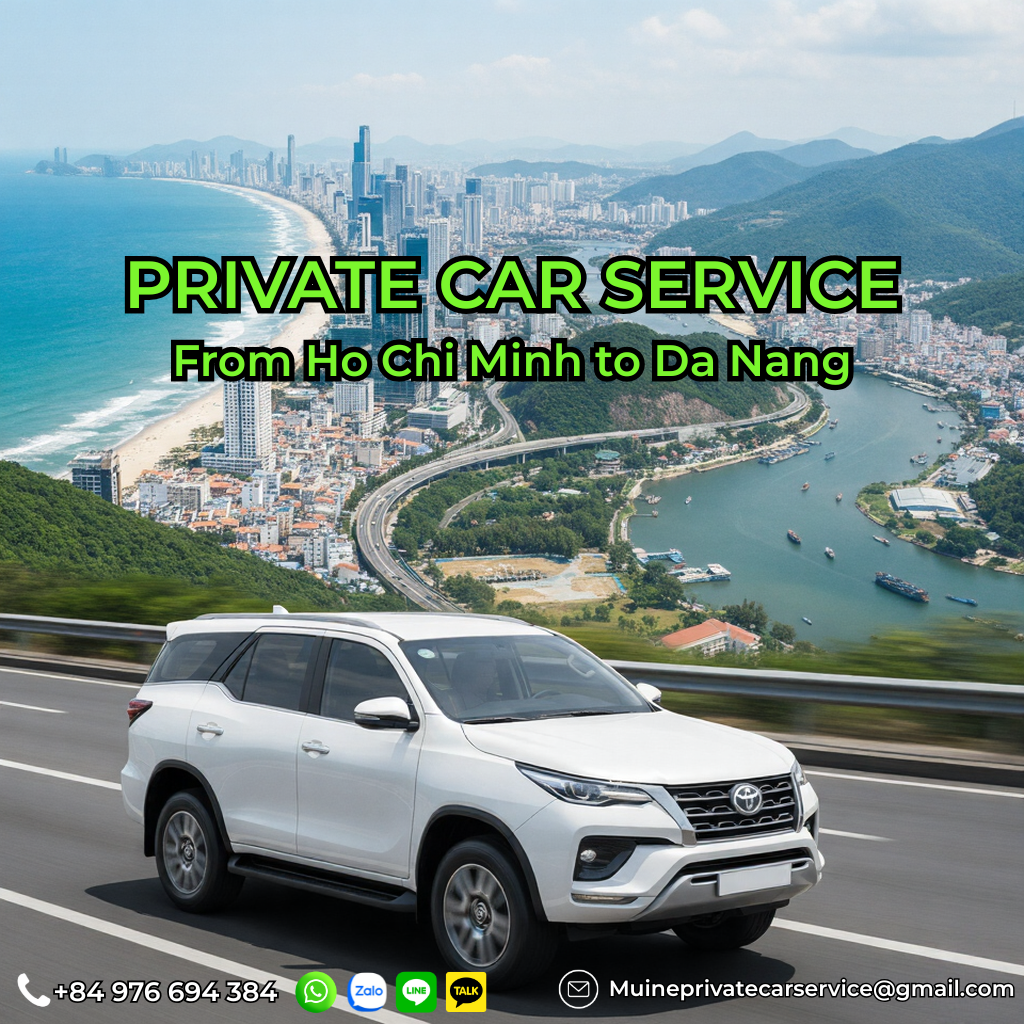 Private car Ho Chi Minh to Da Nang