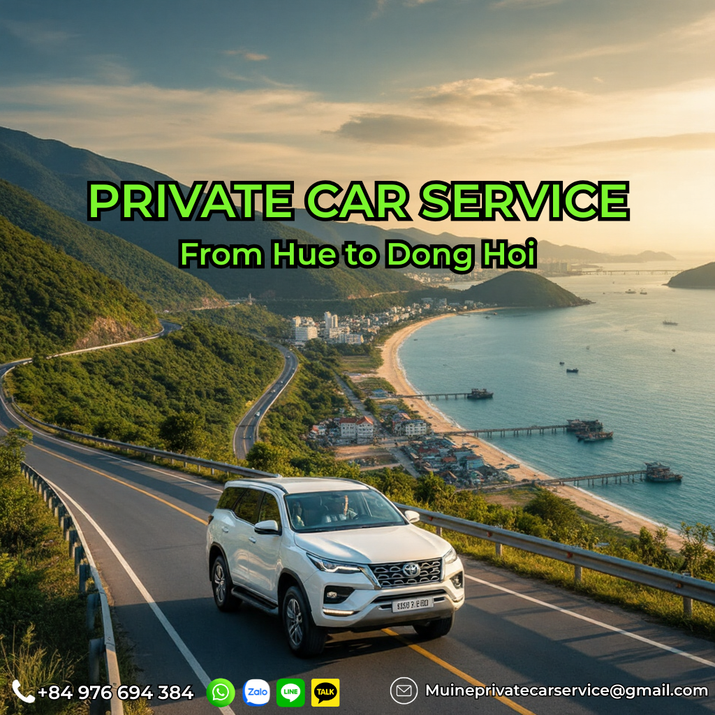 Private car Hue to Dong Hoi