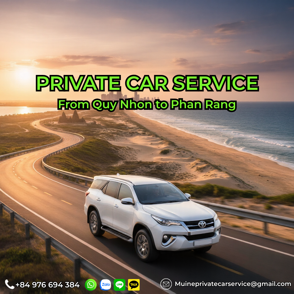 Private car Quy Nhon to Phan Rang