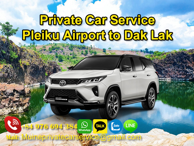 Pivate-Car-From-Pleiku-Airport-To-Dak-Lak