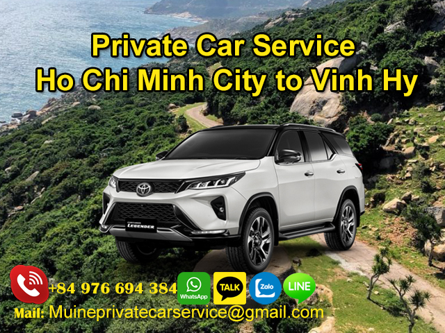 Private Car-From-Ho-Chi-Minh-To-Vinh-Hy