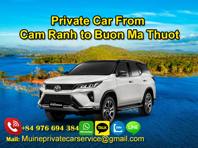 Private-Car-Cam-Ranh-to-Buon-Ma-Thuot