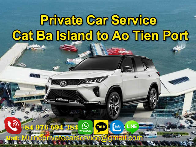 Private-Car-From-Cat-Ba-Island-To-Ao-Tien-Port