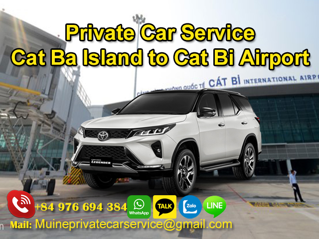 Private-Car-From-Cat-Ba-Island-To-Cat-Bi-Airport