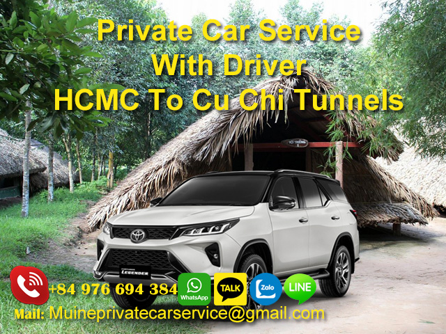 Private-Car-From-HCMC-to-Cu-Chi-Tunnels