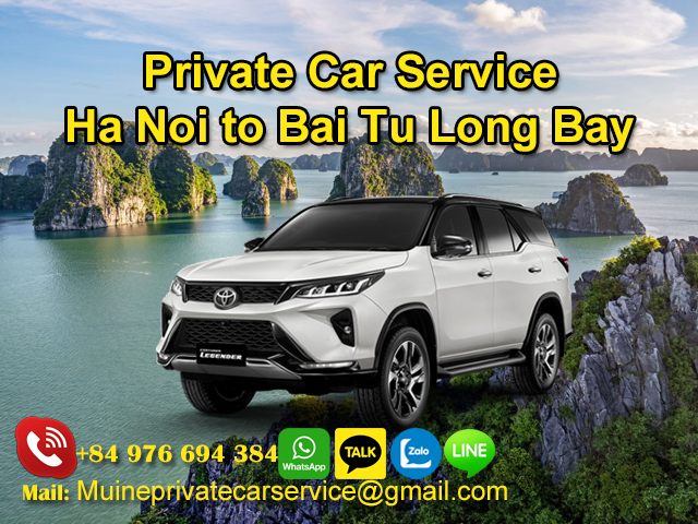 Private-Car-From-Ha-Noi-To-Bai-Tu-Long-Bay