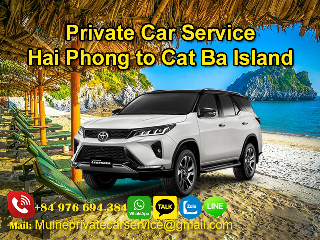 Private-Car-From-Hai-Phong-To-Cat-Ba-Island