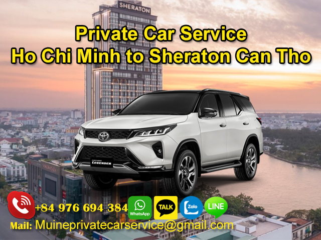 Private-Car-From-Ho-Chi-Minh-To-Sheraton-Can-Tho