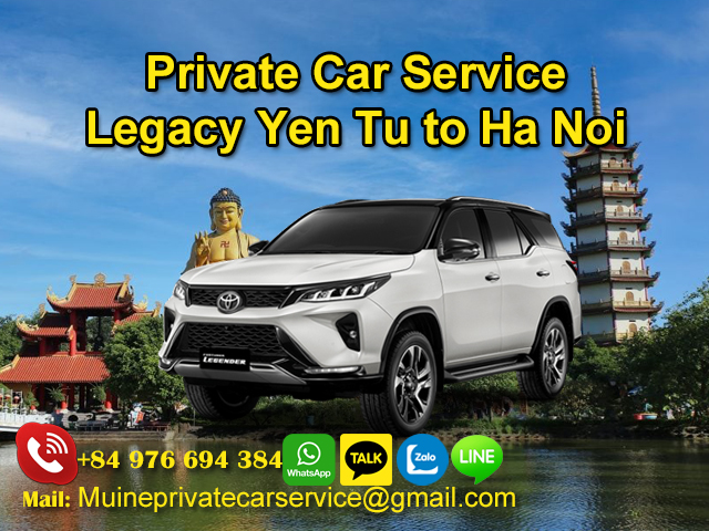 Private-Car-From-Legacy-Yen-Tu-To-Ha-Noi