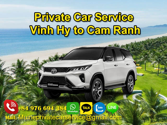 Private-Car-From-Vinh-Hy-To-Cam-Ranh
