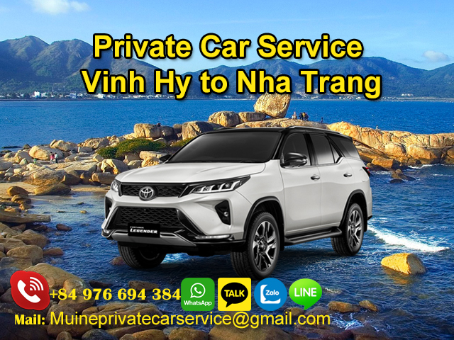 Private-Car-From-Vinh-Hy-To-Nha-Trang