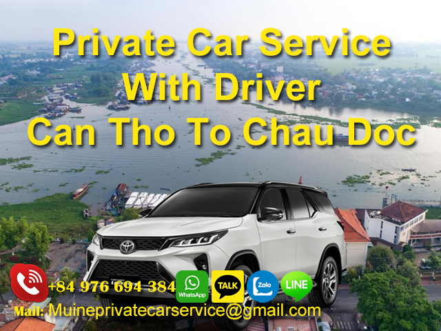 Private car Can Tho to Ha Tien via Chau Doc QL91