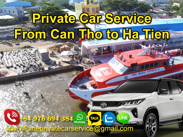 Private car Can Tho to Ha Tien