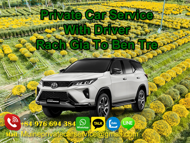 Private-Car-Service-With-Driver-Rach-Gia-To-Ben-Tre