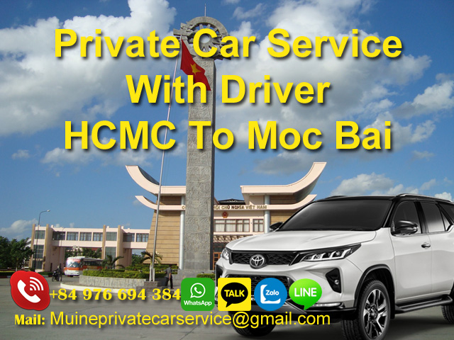Private-Car-Service-With-driver-HCMC-to-Moc-Bai