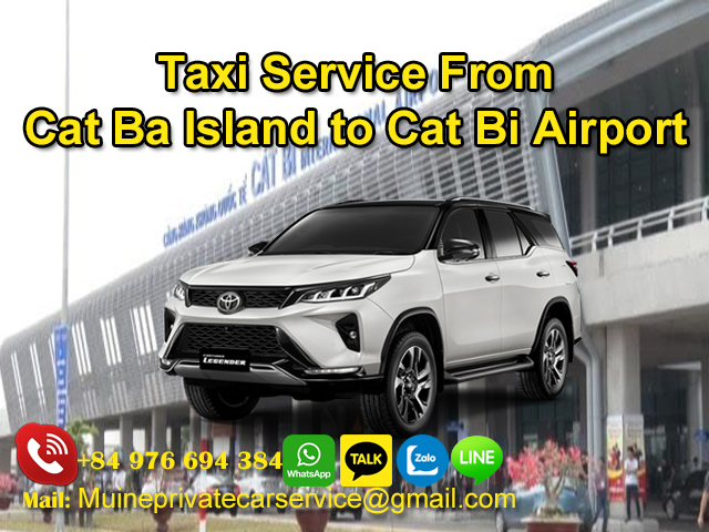 Taxi-From-Cat-Ba-Island-To-Cat-Bi-Airport