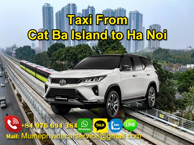 Taxi-From-Cat-Ba-Island-To-Ha-Noi
