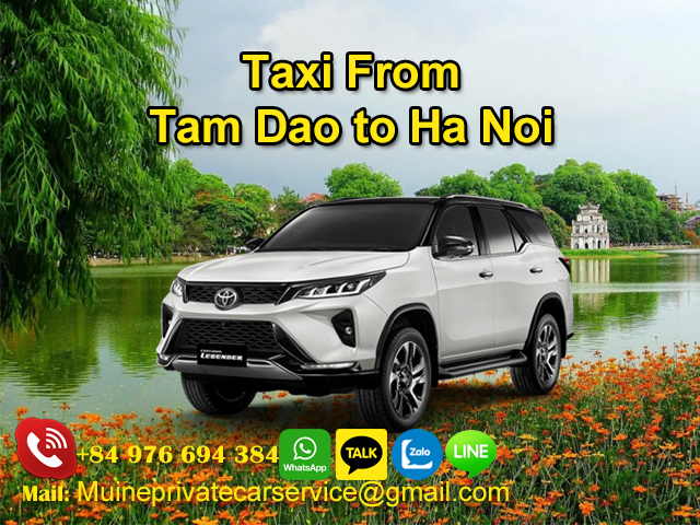 Taxi-From-Tam-Dao-To-Ha-Noi