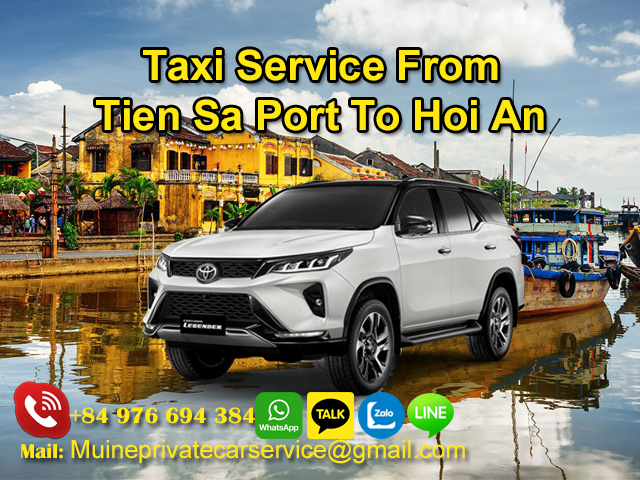Taxi-From-Tien-Sa-Port-To-Hoi-An