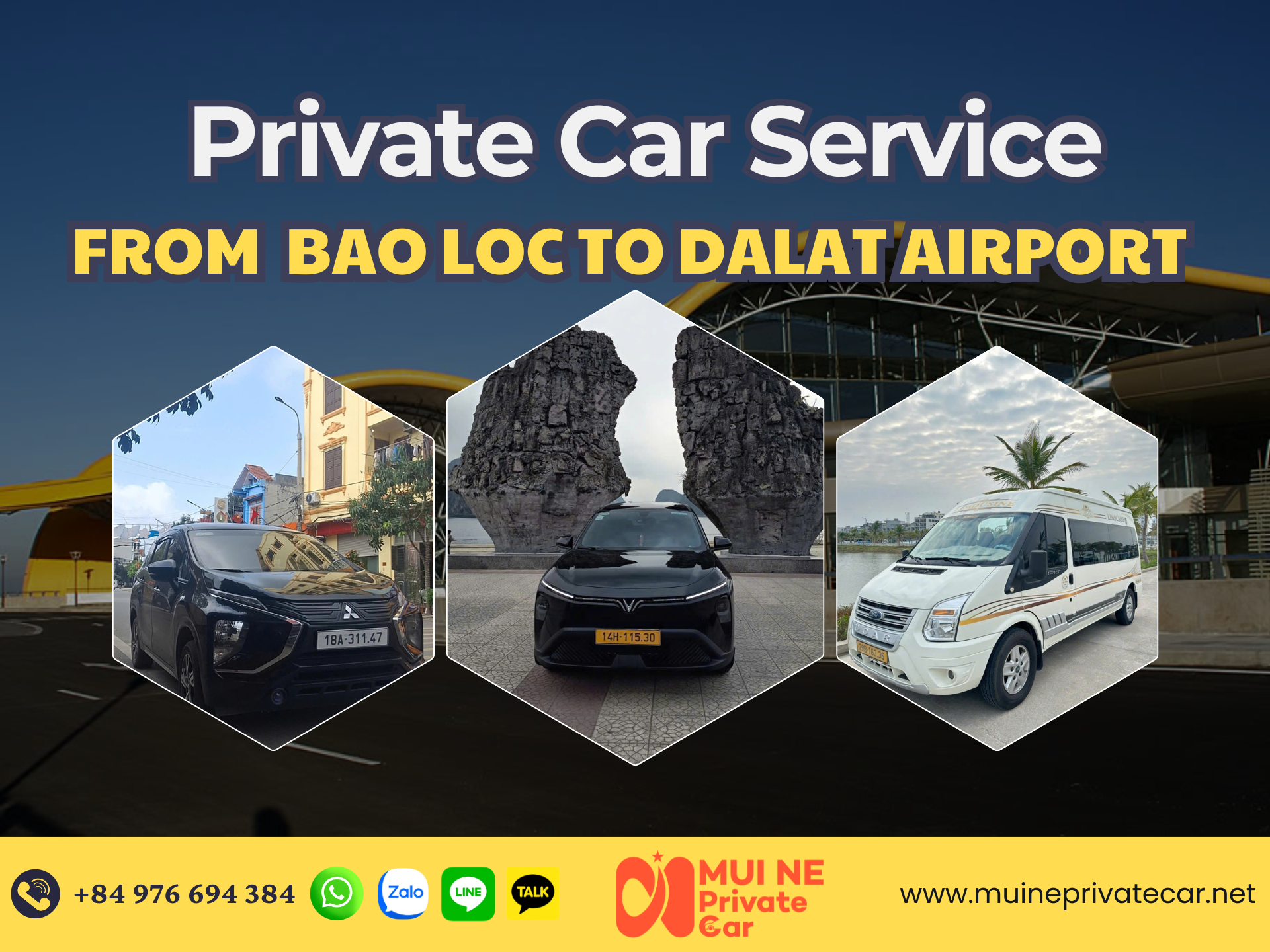Bao Loc to Da Lat Airport Private Car Transfer - Mui Ne Private Car