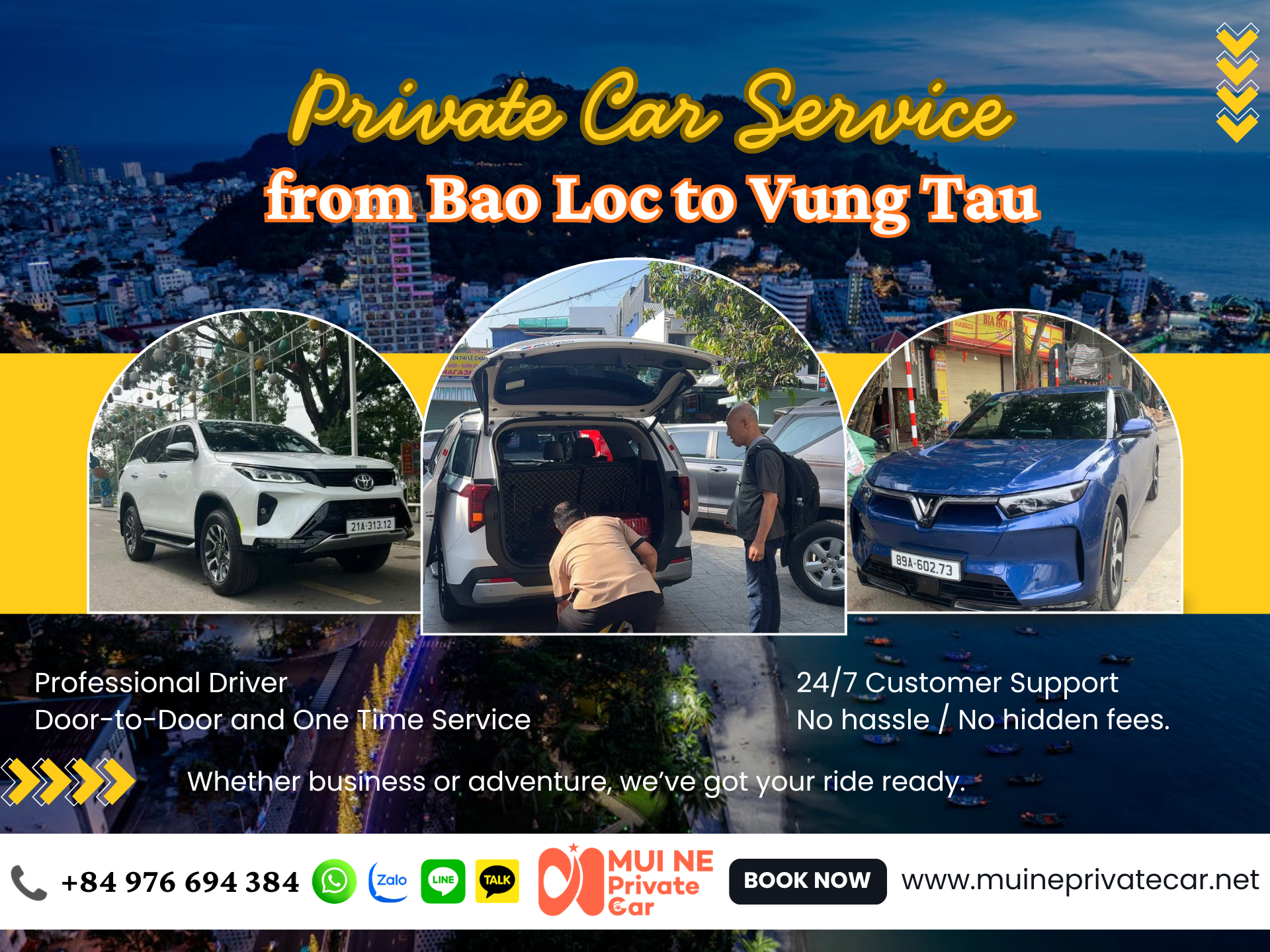 Bao Loc to Vung Tau Private Car Transfer - Mui Ne Private Car