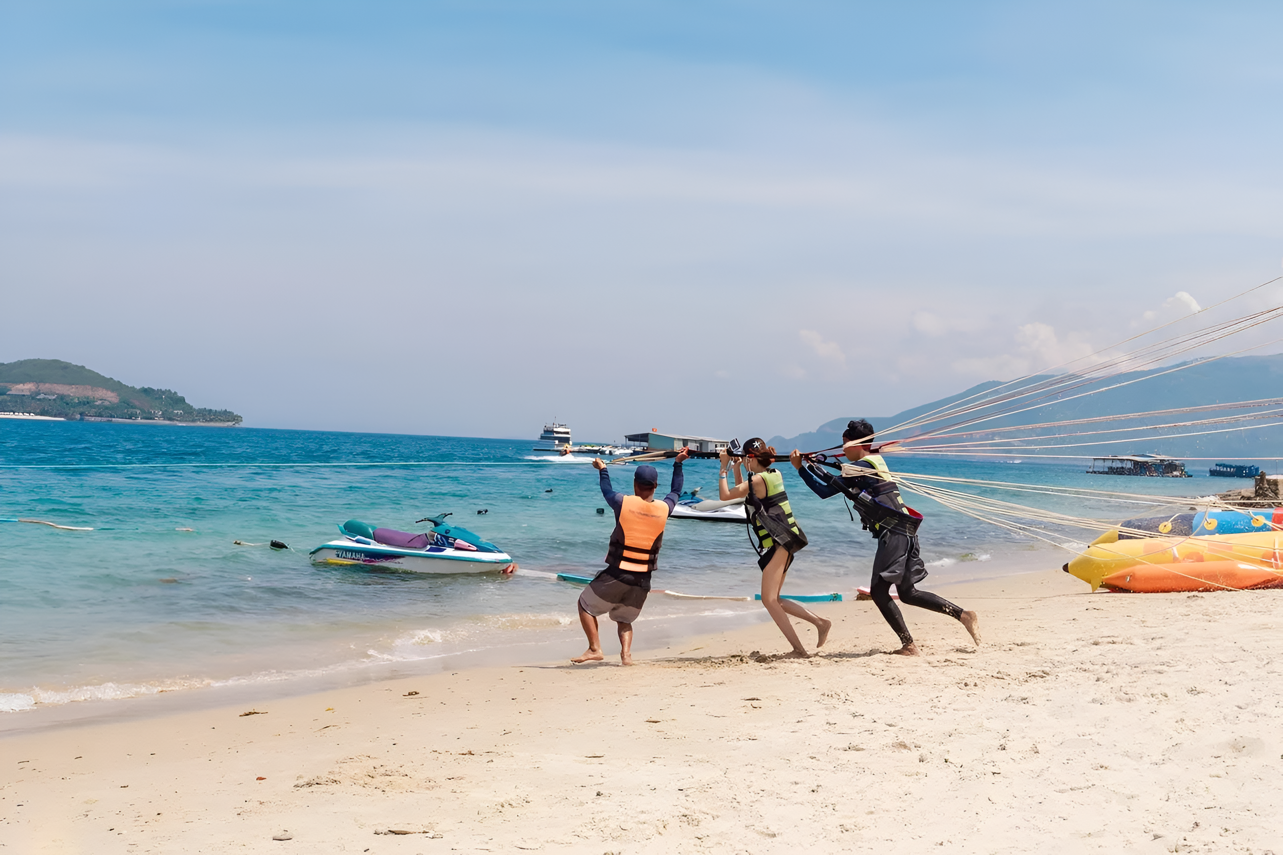 Parasailing and jet ski watersports Nha Trang add-ons